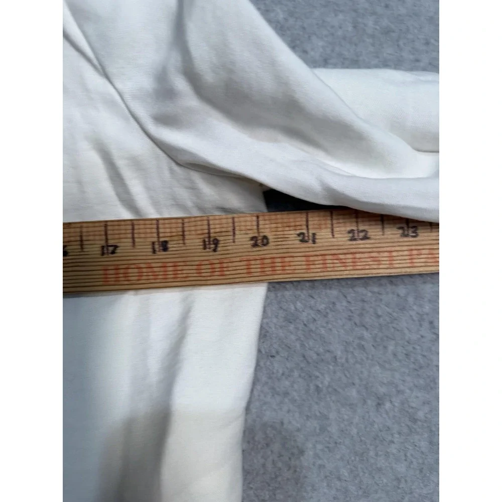 BCBGMAXAZRIA Blazer Womens M White Cropped Open Front Lined Jacket Career